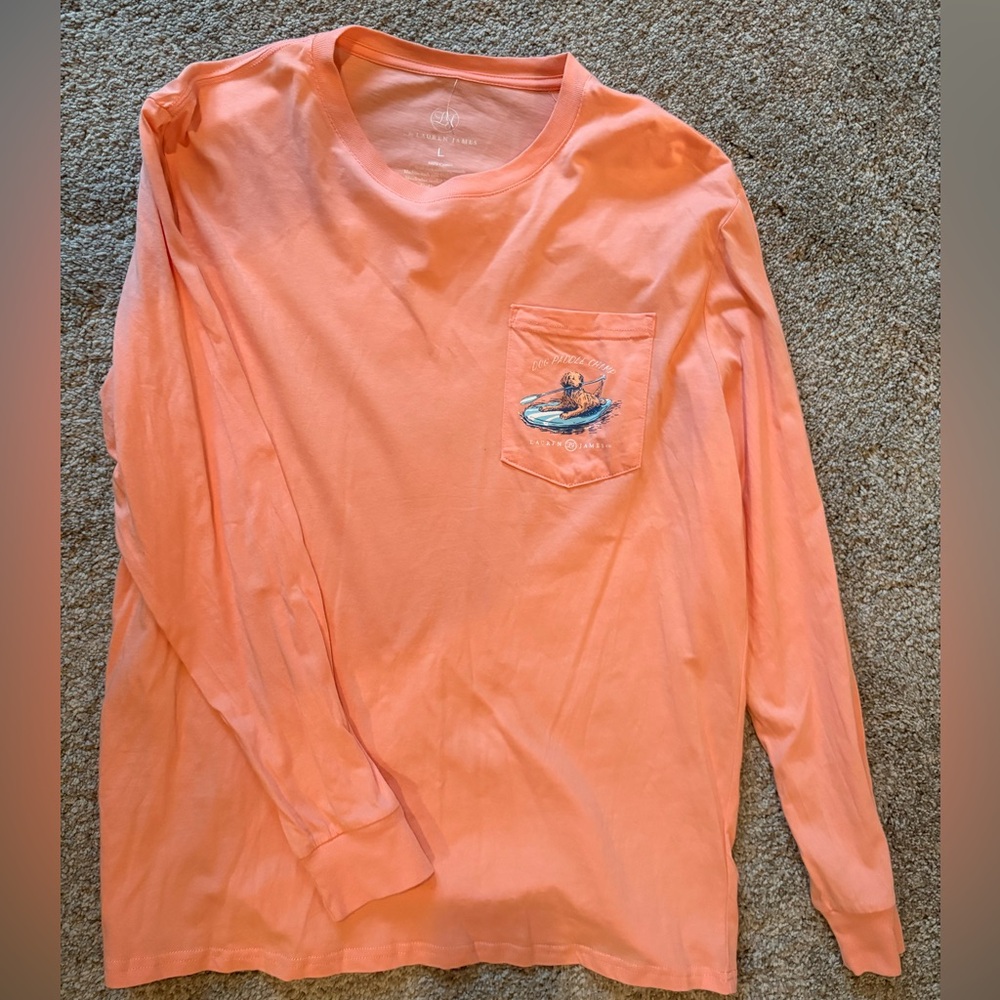 Lauren James Long Sleeve Dog Paddle Champ Tee L